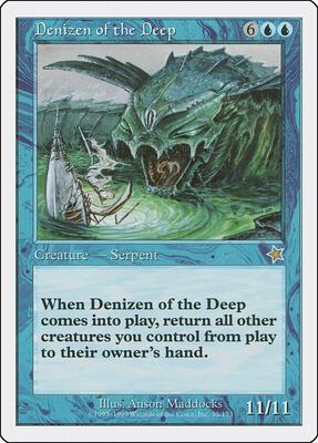 Denizen of the Deep card from Starter 1999