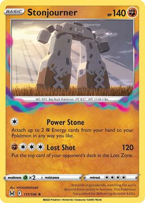Stonjourner card from SWSH11: Lost Origin