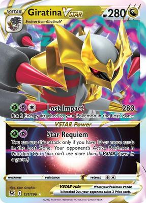Giratina VSTAR card from SWSH11: Lost Origin
