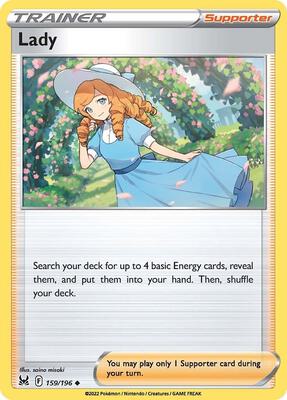 Lady card from SWSH11: Lost Origin