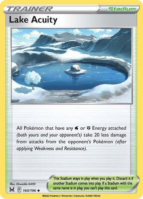 Lake Acuity card from SWSH11: Lost Origin