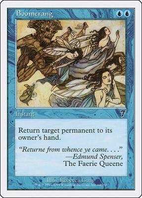 Boomerang card from 7th Edition
