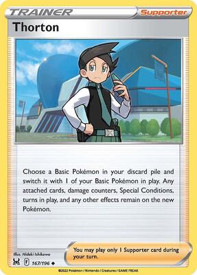 Thorton card from SWSH11: Lost Origin