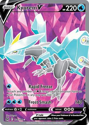 Kyurem V (Full Art) card from SWSH11: Lost Origin
