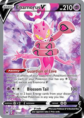 Enamorus V (Full Art) card from SWSH11: Lost Origin