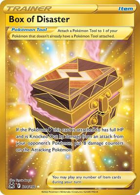 Box of Disaster (Secret) card from SWSH11: Lost Origin