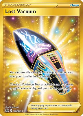 Lost Vacuum (Secret) card from SWSH11: Lost Origin