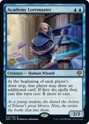 Academy Loremaster card from Prerelease Cards