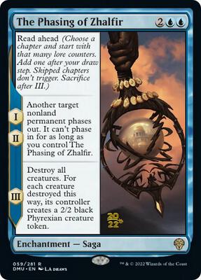The Phasing of Zhalfir card from Prerelease Cards