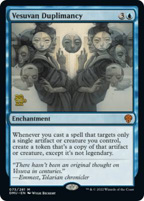 Vesuvan Duplimancy card from Prerelease Cards