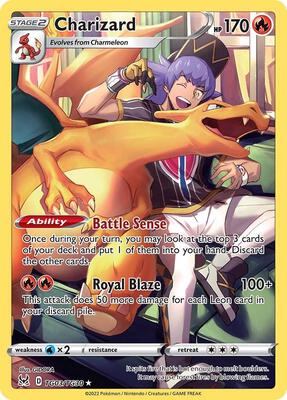 Charizard card from SWSH11: Lost Origin Trainer Gallery