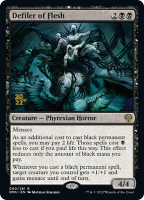 Defiler of Flesh card from Prerelease Cards