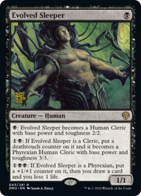 Evolved Sleeper card from Prerelease Cards