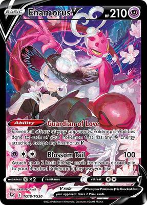 Enamorus V card from SWSH11: Lost Origin Trainer Gallery