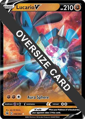 Lucario V - 146/264 card from Jumbo Cards