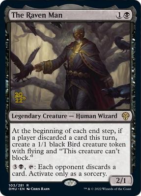 The Raven Man card from Prerelease Cards