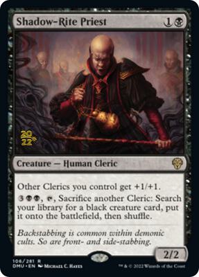 Shadow-Rite Priest card from Prerelease Cards