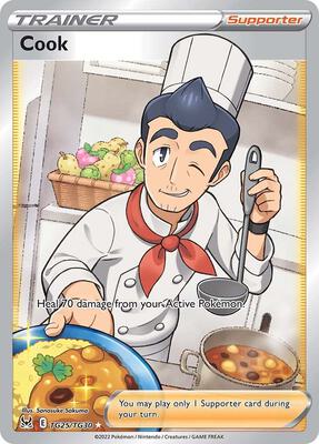 Cook card from SWSH11: Lost Origin Trainer Gallery