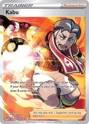 Kabu card from SWSH11: Lost Origin Trainer Gallery