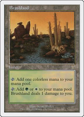 Brushland card from 7th Edition