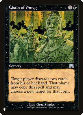 Chain of Smog card from The List Reprints
