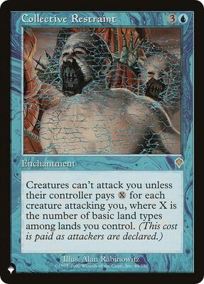 Collective Restraint card from The List Reprints