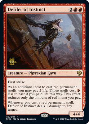 Defiler of Instinct card from Prerelease Cards