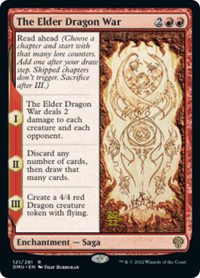 The Elder Dragon War card from Prerelease Cards