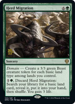 Herd Migration card from Prerelease Cards