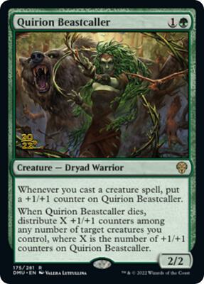 Quirion Beastcaller card from Prerelease Cards
