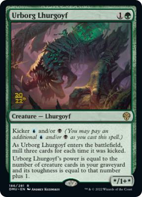 Urborg Lhurgoyf card from Prerelease Cards