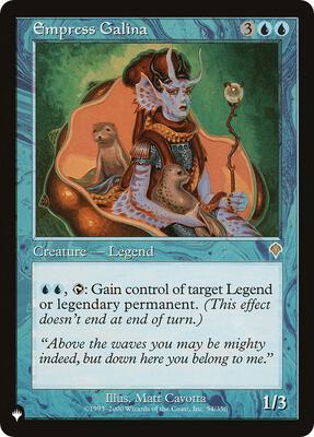 Empress Galina card from The List Reprints