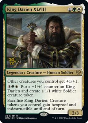 King Darien XLVIII card from Prerelease Cards