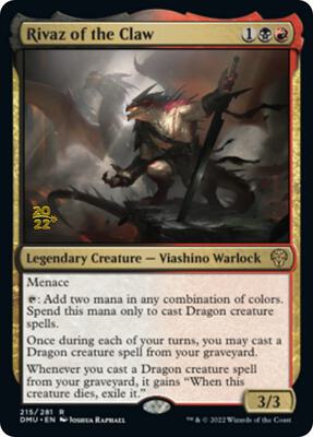 Rivaz of the Claw card from Prerelease Cards