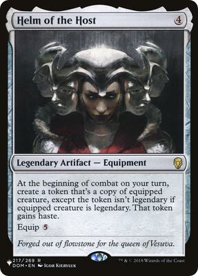 Helm of the Host card from The List Reprints