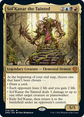 Sol'Kanar the Tainted card from Prerelease Cards