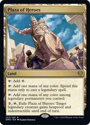 Plaza of Heroes card from Prerelease Cards