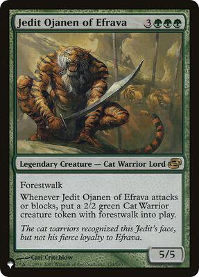 Jedit Ojanen of Efrava card from The List Reprints