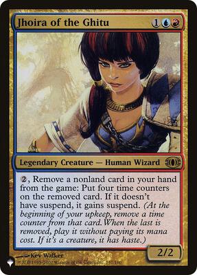 Jhoira of the Ghitu (FUT) card from The List Reprints