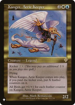 Kangee, Aerie Keeper card from The List Reprints