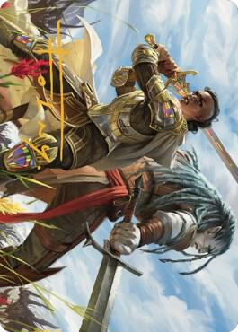 Join Forces Art Card (Gold-Stamped Signature) card from Art Series: Dominaria United