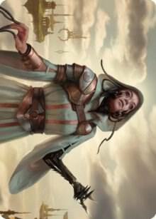 Phyrexian Missionary Art Card card from Art Series: Dominaria United