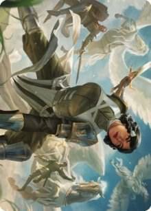 Resolute Reinforcements Art Card card from Art Series: Dominaria United