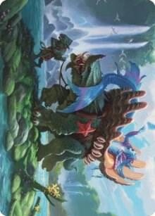 Vodalian Mindsinger Art Card card from Art Series: Dominaria United