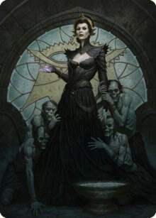 Liliana of the Veil Art Card card from Art Series: Dominaria United