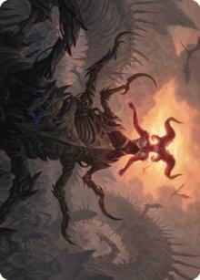 Sheoldred, the Apocalypse Art Card card from Art Series: Dominaria United