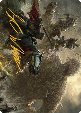 Writhing Necromass Art Card (Gold-Stamped Signature) card from Art Series: Dominaria United