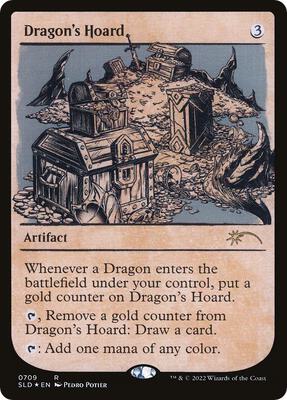 Dragon's Hoard (Showcase) card from Secret Lair Drop Series