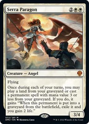 Serra Paragon card from Promo Pack: Dominaria United