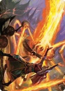 Ghitu Amplifier Art Card card from Art Series: Dominaria United